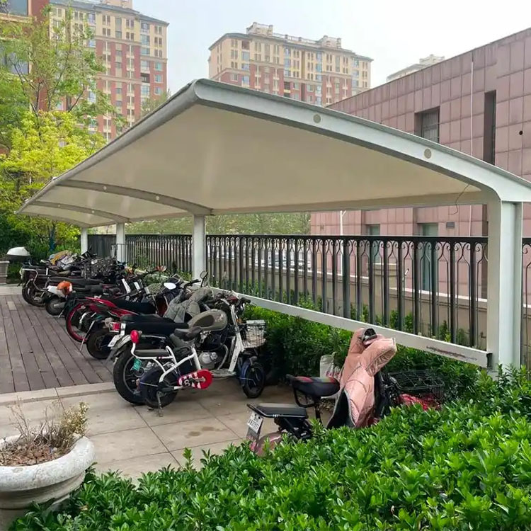 郯城县膜结构电动车棚